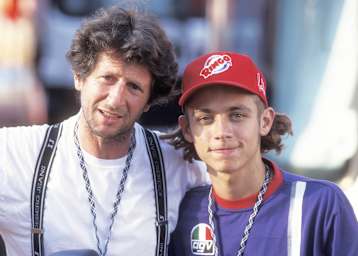 Bild aus vergangenen Tagen: Graziano Rossi mit Sohn Valentino