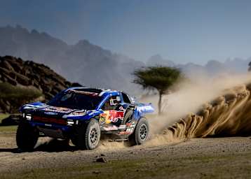 Ford Raptor-Pilot Mattias Ekström lag beim Prolog der Rallye Dakar vorne