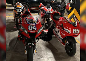 Die 62 Motorräder große Sammlung beinhaltete auch viele MotoGP-Bikes