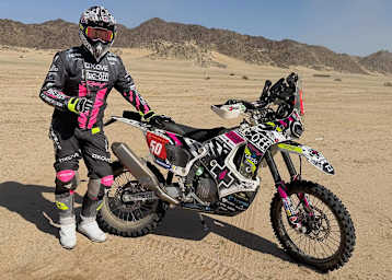 James Hillier vor Start zur Dakar-Rallye