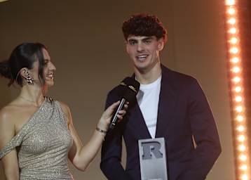 Fermin Aldeguer bei der Verleihung des Titel «Rookie of the Year 2025»