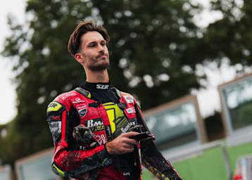 Lukas Tulovic kurz nach dem Crash