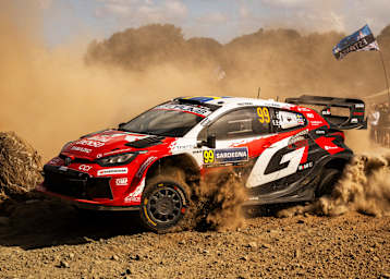 Toyota-Pilot Oliver Solberg führt vor dem Finaltag