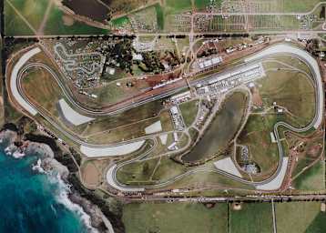 Phillip Island aus der Vogelperspektive