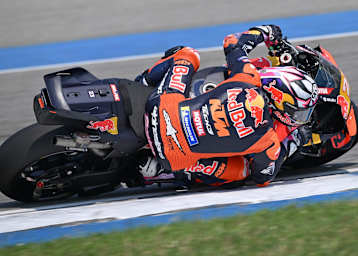 Auf der Suche nach Grip und Speed: Enea Bastianini (KTM)