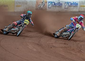 Lukas Fienhage (l.) war 2025 WM-Dritter, Stephan Katt Deutscher Meister