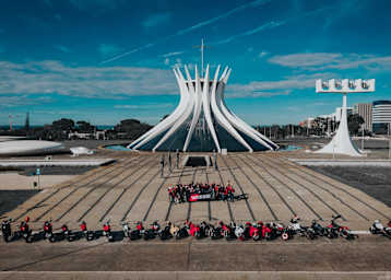 Auch in Brasilien zelebrieren die Ducatisti die Parade WeRideAsOne