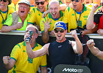 Jubel in Brasilien: Fabio Di Giannantonio nach Platz 3 in Goiania