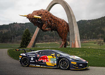 Der Lamborghini Temerario GT3 im Red-Bull-Design