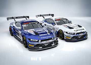 Die beiden Haupt Racing Team Ford für die GT World Challenge Europe