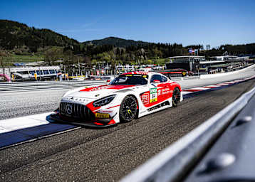 Tom Kalender ließ den Mercedes-AMG GT3 fliegen