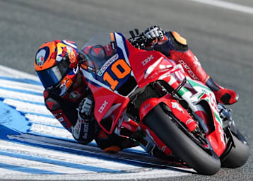 Luca Marini beim Jerez-Test