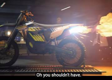 Bonds neuestes Gadget: Triumph TF250-X mit Flammenwerfer im Heck