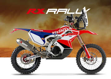 Honda CRF450RX Rally: Fertig aufgebautes Rallyemotorrad