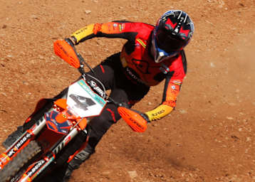 Rick Elzinga startet im Talkessel auf KTM