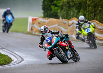 Das zweite Supersport-Rennen wurde im Regen eine Beute von Petr Najman