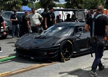 Der erste Spyshot der GT3-Version des Genesis Magma GT