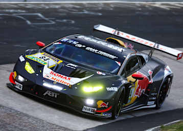 Der Abt Lamborghini verliert seinen zweiten Rang bei den 24h Nürburgring