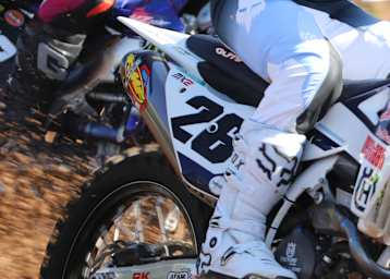 Der FMF-Auspuff von Liam Everts