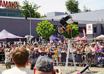 Danny MacAskill trickste vor staunendem Publikum die Schwerkraft aus
