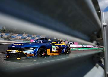Arjun Maini auf der Pole am Lausitzring
