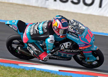 Schnellster Moto3-Pilot am Freitag in Ungarn: Maximo Quiles