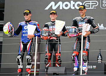 Das Moto2-Podest beim Ungarn-GP