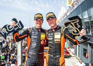 Tim Zimmermann und Leyton Fourie sind Halbzeitmeister im ADAC GT Masters