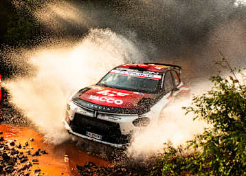 Yohann-Rossel mit bislang zwei WRC2-Siegen im Lancia in 2026