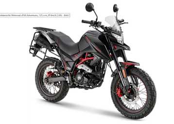 Prike PXA Adventure 125: Fürs grosse Abenteuer wohl etwas knapp motorisiert