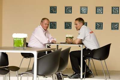 Alan Donnelly (li.) mit Martin Whitmarsh.