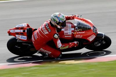Troy Bayliss auf der Ducati in Mugello