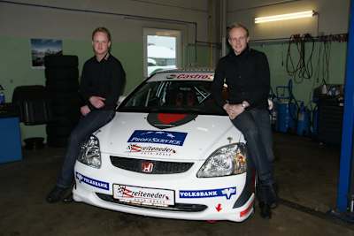 Patrick Breiteneder (rechts), Co Jürgen Heigl, Honda Civic R