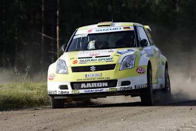 Vize-Champion Burkart auf finnischem Schotter