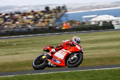 Casey Stoner hat noch viel Arbeit vor sich