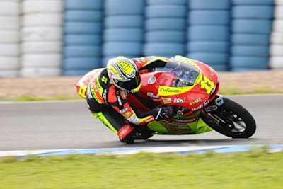 Sandro Cortese beim Jerez-Test 2009