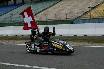 Die Sidecar-Meister: Markus Schlosser und Adolf Hänni.