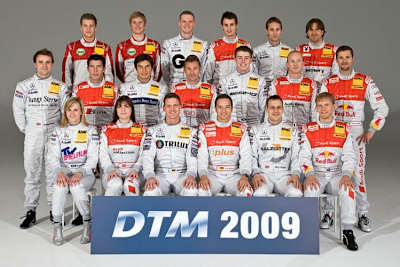 Die DTM-Piloten des Jahrgangs 2009.
