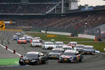 Die DTM 2009 wird auch mit 18 Autos eine spektakuläre Show bieten