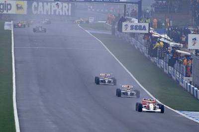 1993 war der bishere einzige Grand Prix in Donington