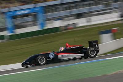 Sieger im zweiten Rennen von Hockenheim: Jean Karl Vernay