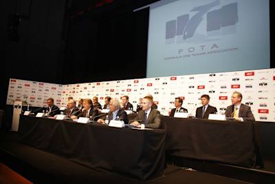 FOTA-Chef Luca Montezemolo (Ferrari) ist nicht erfreut.