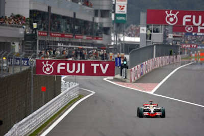 Der umgebaute Fuji-Kurs schaffte nur zwei GP