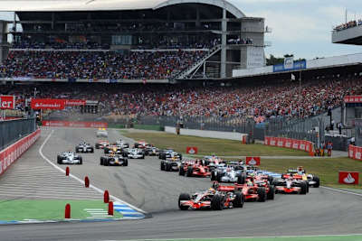 2008: Deutschland GP in Hockenheim.