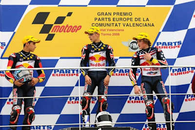 Gagne (rechts) belegte Rang 3 in Valencia.