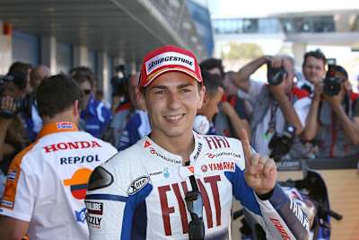 Lorenzo steht auf der 1