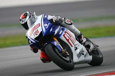 Jorge Lorenzo liegt nur knapp hinter Valentino Rossi