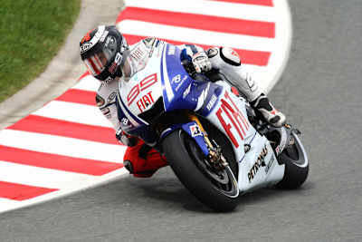 Lorenzo machten die langsamen Kurven Mühe