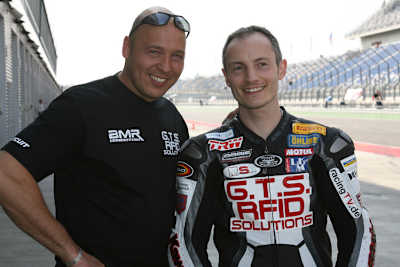 Guido Bray mit Supersport-Favorit Sebastien Diss