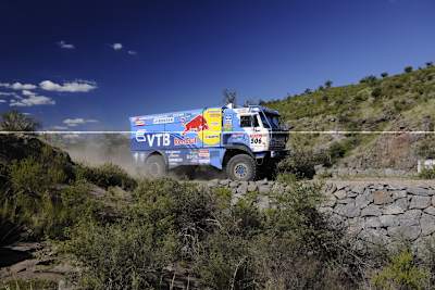 Machte den Red-Bull-Erfolg in Südamerika komplett: Der russische Kamaz